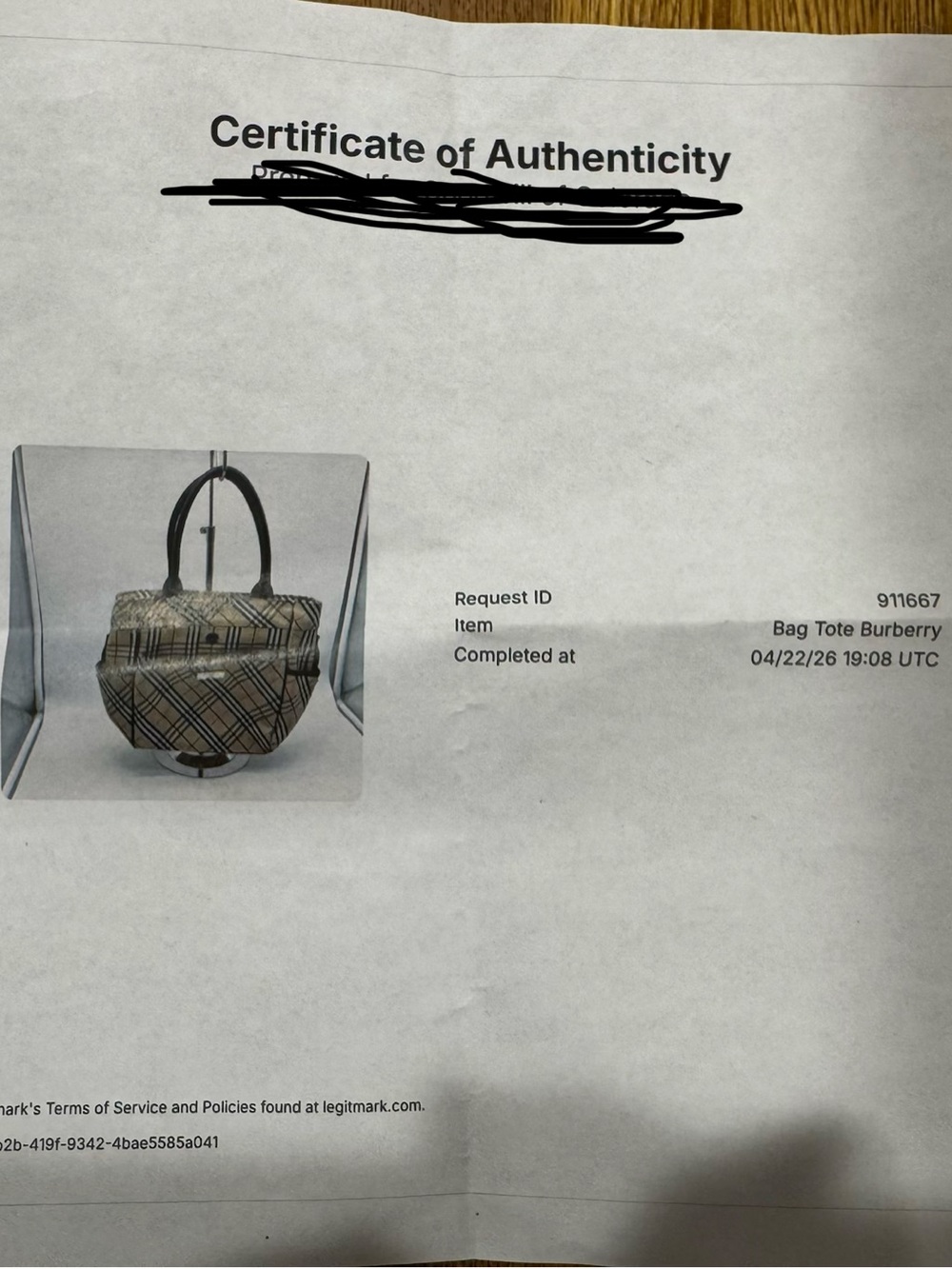 Burberry Blue Label Nova Tote - Picture 5 of 5